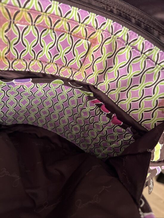 Vera Bradley Campus Tech Backpack Winter Berry EUC main image 11
